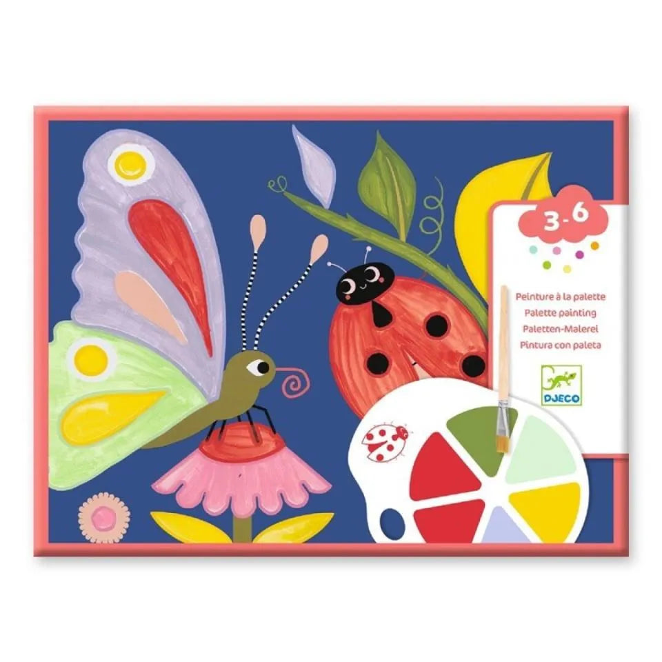 Pintura con paleta Los bichitos (min. 2 u.)