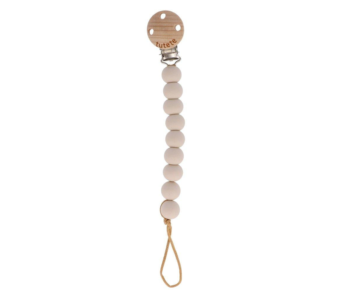 Chupetero BIBS Trenzado Pale Butter/Ivory