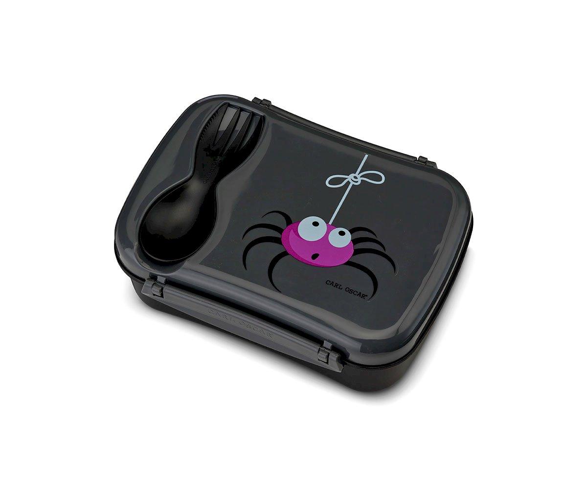 Caja de Almuerzo N'ice Box Kids Araña Grey