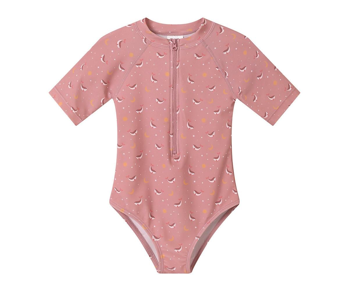 Bañador Pañal Volant Whale Pink 12-18 m