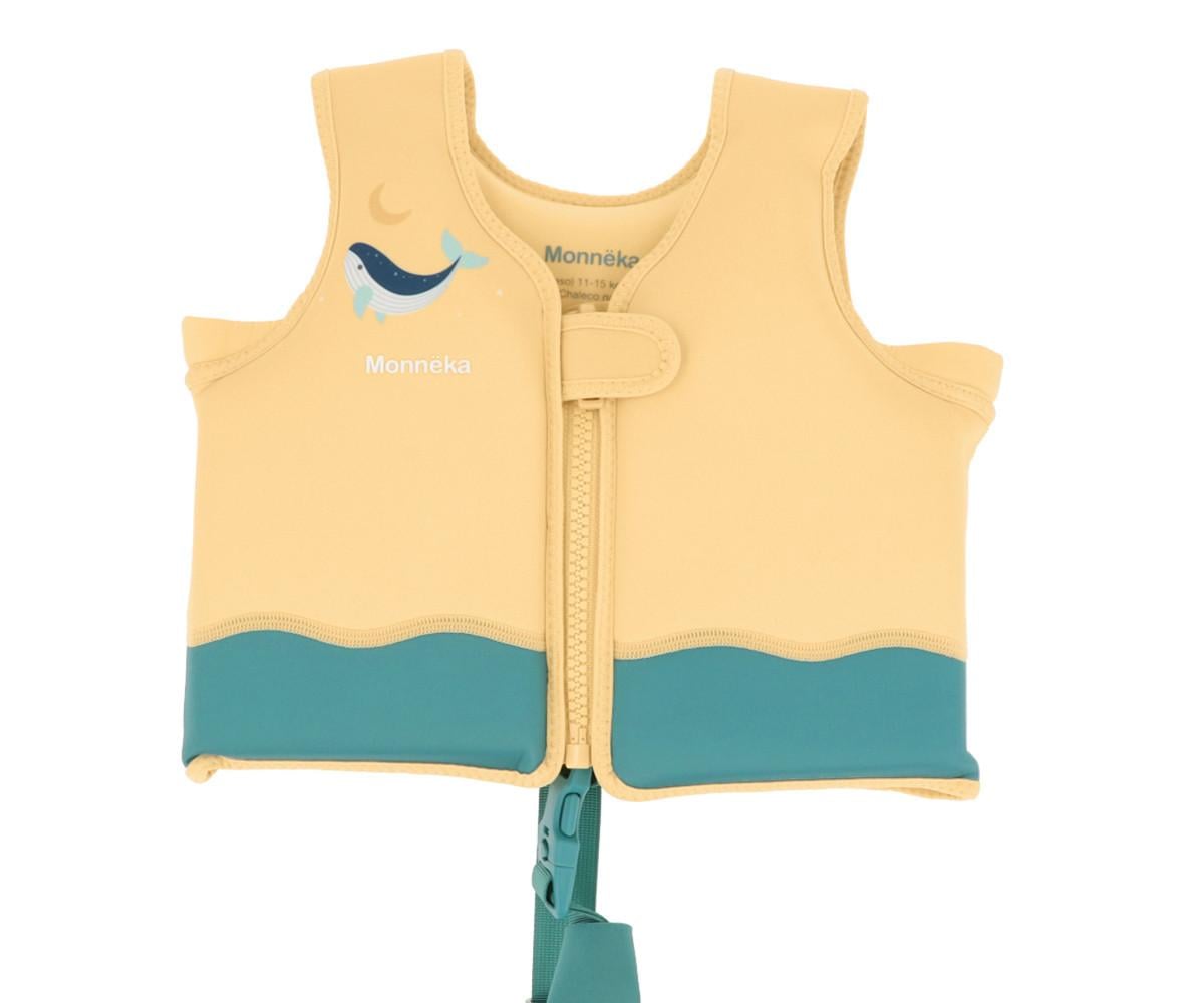 Chaleco Flotador Aprendizaje Whale Teal 2 a 3 años