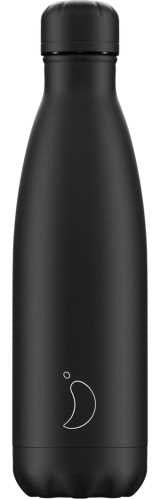 BOTELLA CHILLYS MATE NEGRO TOTAL 500 ml.