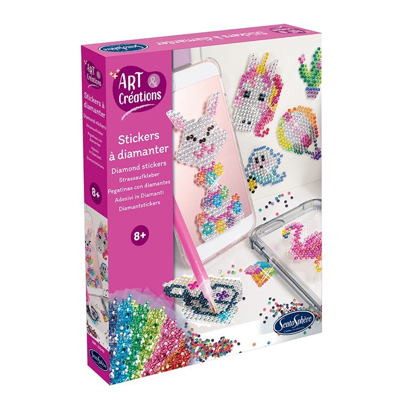 "ART & CREATIONS STICKERS A
DIAMANTER"