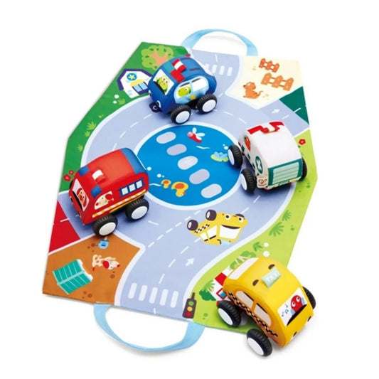 Set de Coches de Peluche