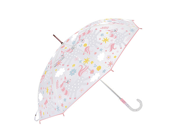 TRANSPARENT UMBRELLA UNICORN DIAM. 70 CM