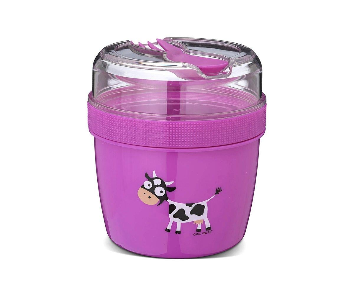 "Fiambrera Snack N'ice Cup L Purple "