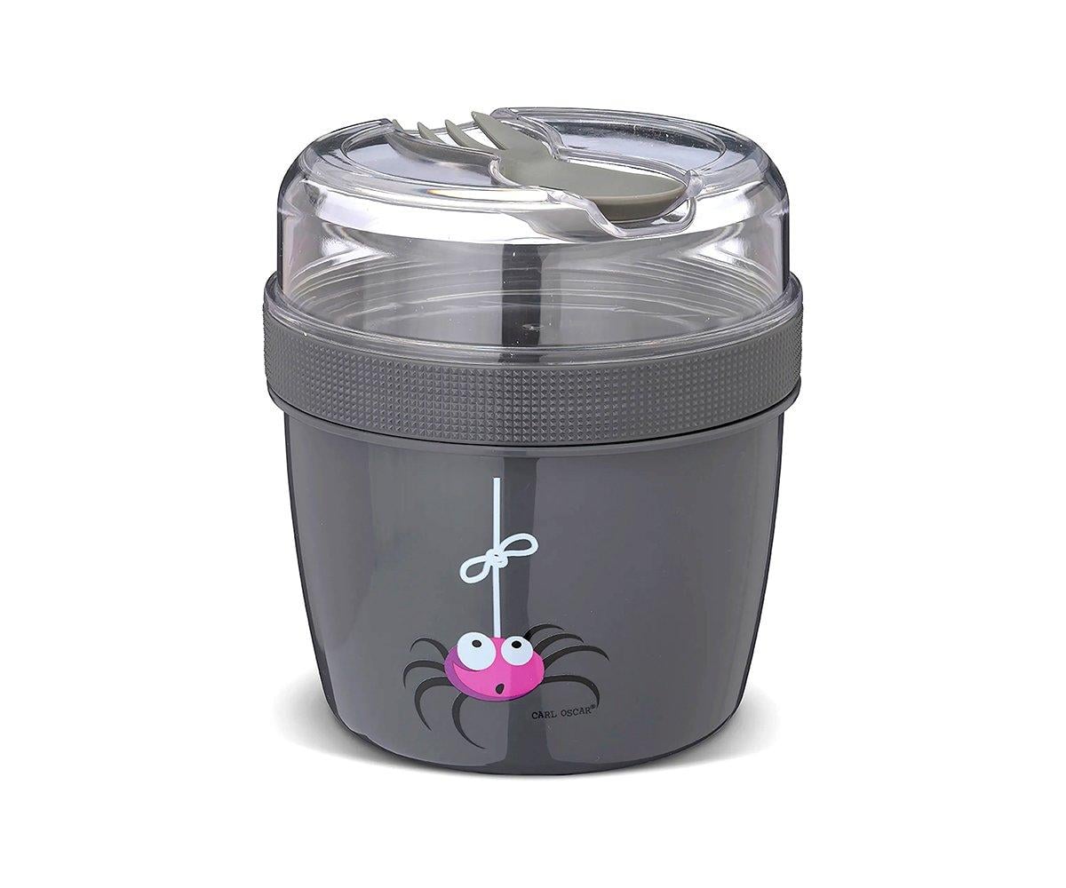 "Fiambrera Snack N'ice Cup L Araña Grey "