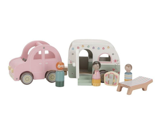 SET COCHE Y CARAVANA FSC LITTLE DUTCH