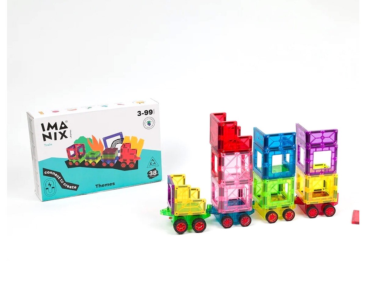 Imanix Train con vagones 38 pzas.