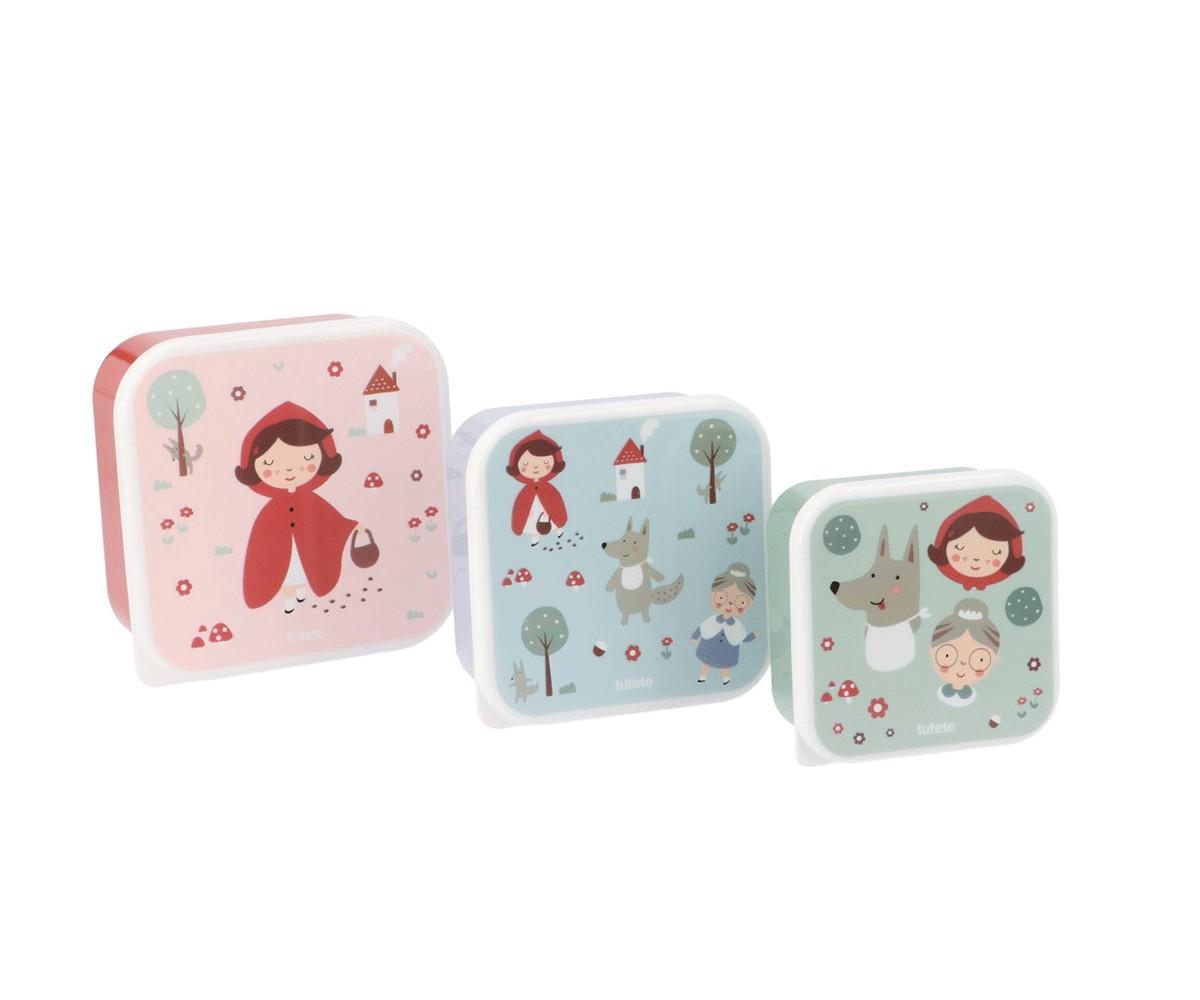 3 Cajas Almuerzo Little Red