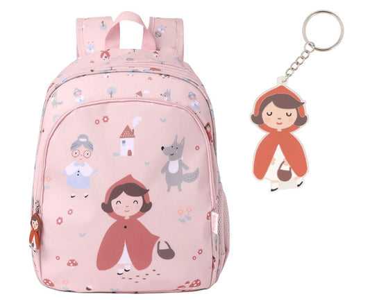 Mochila Mediana Little Red + Llavero Personalizable