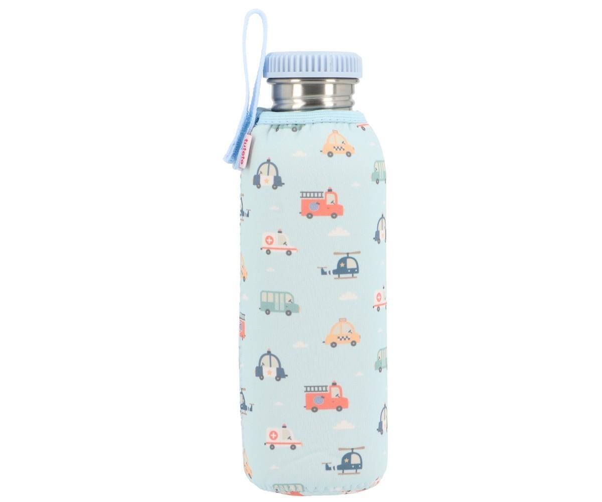 Botella Acero con Funda City Cars Personalizable 350ml