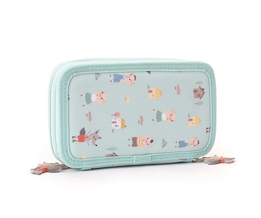 Estuche Plumier Doble The Three Little Pigs
