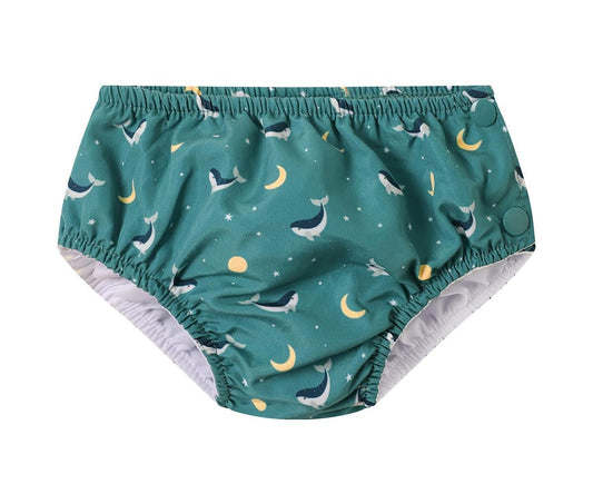 Bañador Pañal Whale Teal 12-18 m