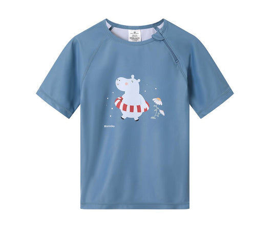 Camiseta Protección Solar Manga Larga Hippos 1-2 años