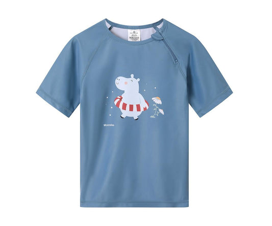 Camiseta Protección Solar Manga Larga Hippos 4 a 5 años