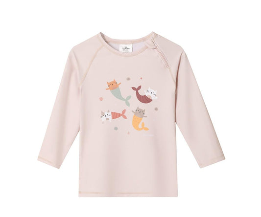 Camiseta Protección Solar Manga Larga Mermaid Cats 4 a 5 años