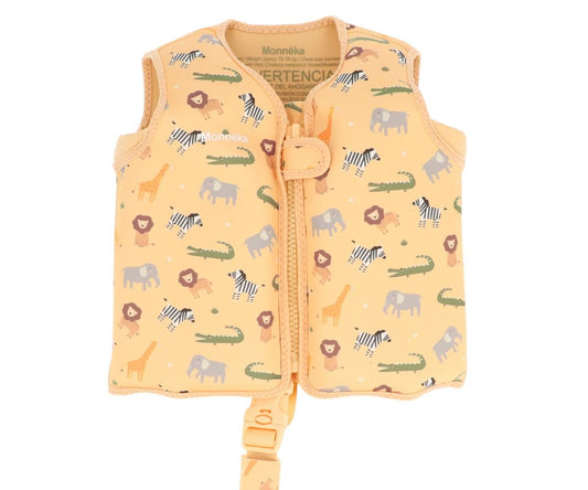 Chaleco Flotador Aprendizaje Wild Animals 3 a 6 años