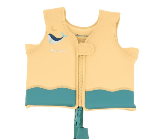 Chaleco Flotador Aprendizaje Whale Teal 2 a 3 años