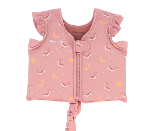 Chaleco Flotador Aprendizaje Whale Pink 3 a 6 años