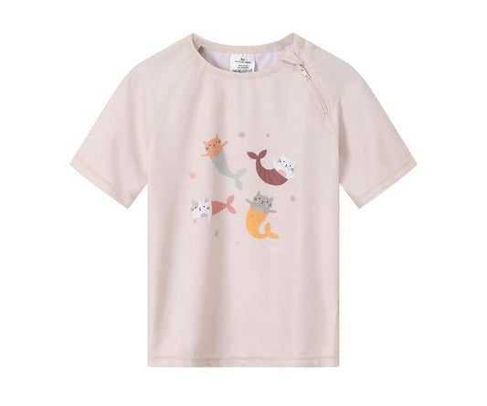 Camiseta Protección Solar Manga Larga Mermaid Cats 2 a 3 años