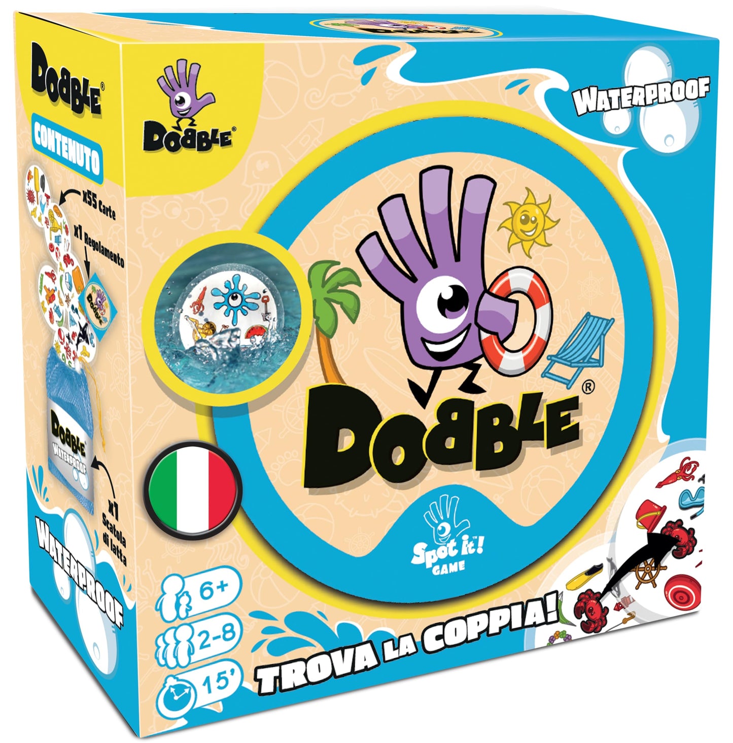 Juego de cartas Dobble Impermeable