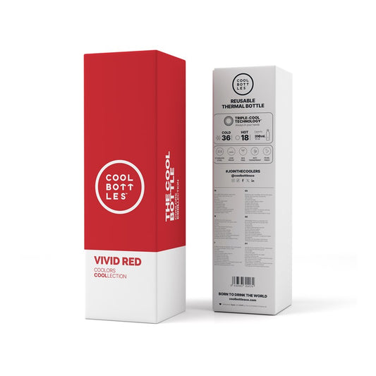 THE BOTTLE VIVID RED 350ML
