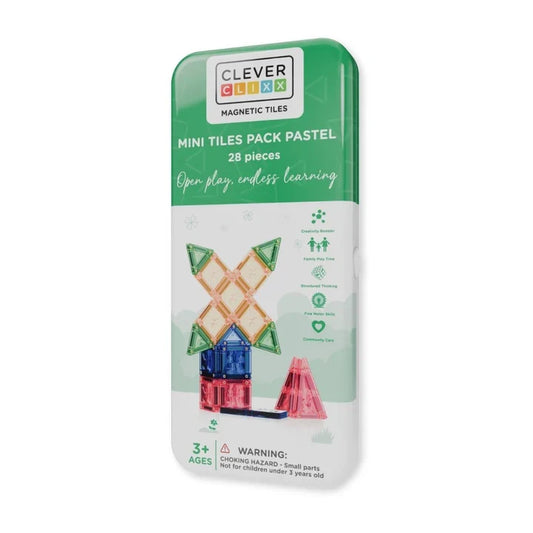 MINI TRAVEL CLEVERCLIXX 28 PIEZAS PASTEL