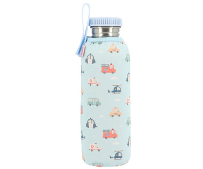 Botella Acero con Funda City Cars Personalizable 350ml