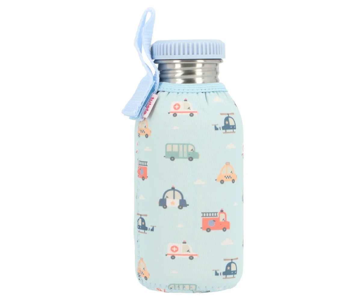 Botella Acero con Funda City Cars Personalizable 350ml