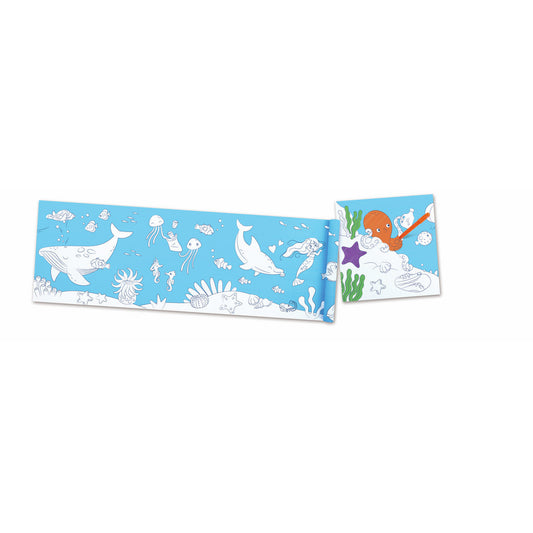 Rollo de Papel para Garabatos Oceánicos