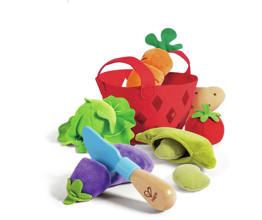 Cesta de Verduras de Tela
