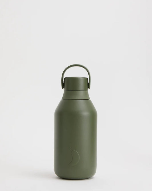 BOTELLA SERIE 3 CHILLYS CARGO GREEN  350 ml.