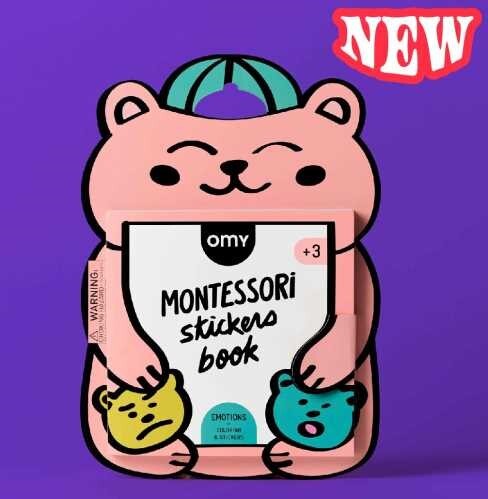 LIBRO STICKERS MONTESSORY EMOCIONES