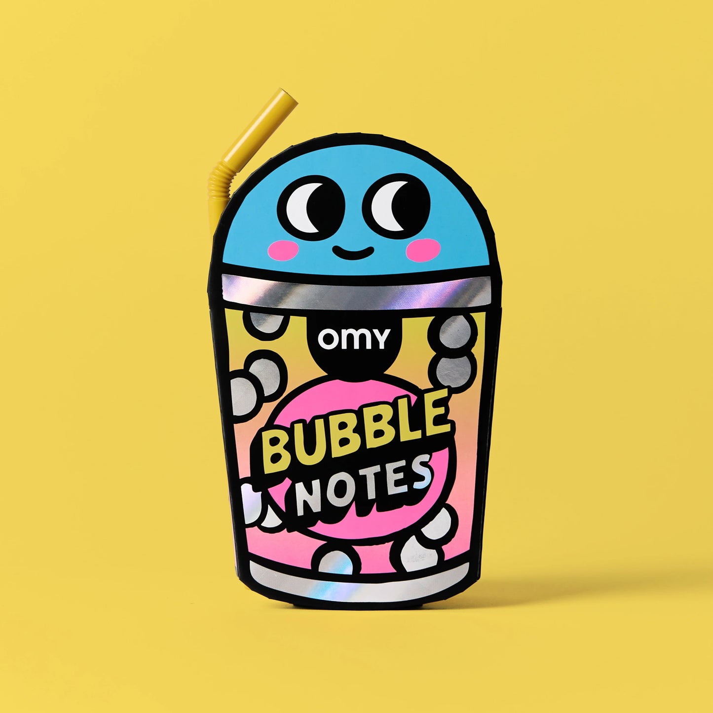 DISPLAY 8 unid. NOTAS ADHESIVAS OMY BUBBLE