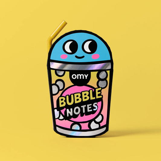 DISPLAY 8 unid. NOTAS ADHESIVAS OMY BUBBLE
