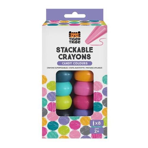 "STACKABLE CRAYONS - CANDY
COLOURS"