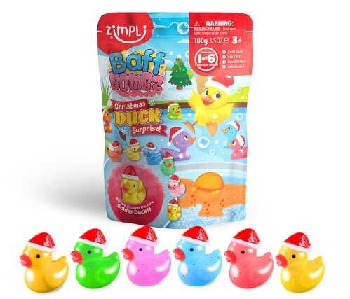 BOMBA DE BAÑO SURPRISE DUCKS  1x100gr.
