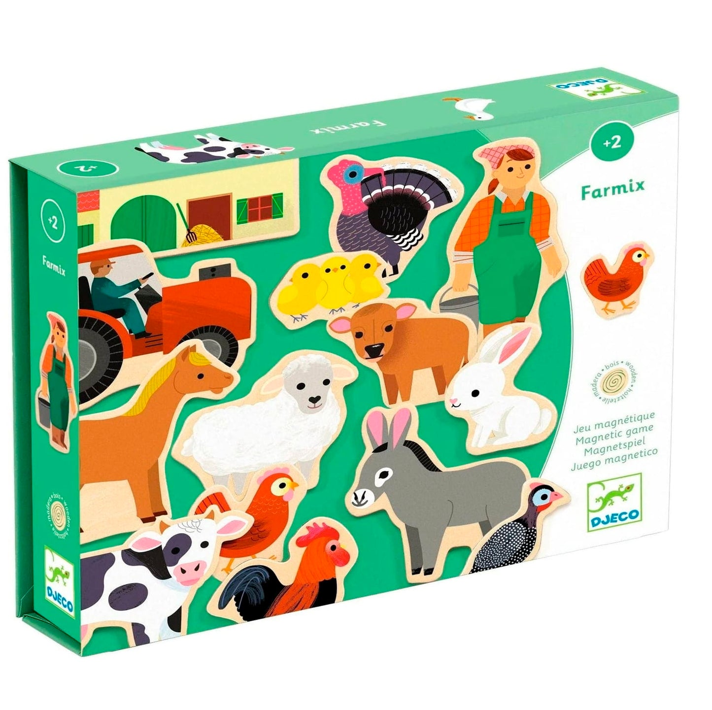 IMANES DE LA GRANJA 24 PIEZAS