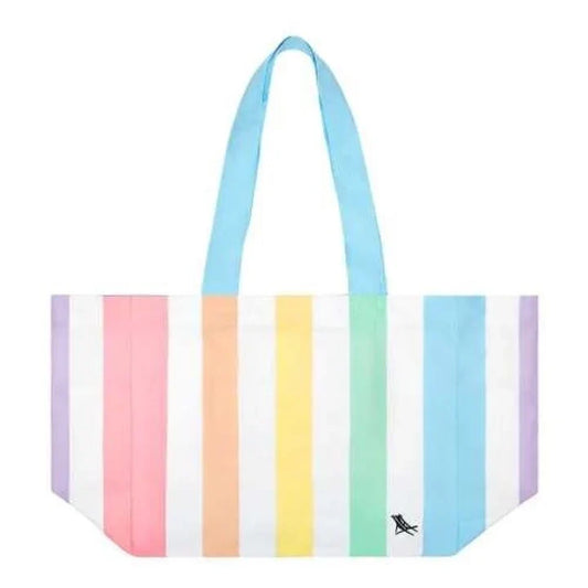 BOLSA DE PLAYA DOCK & BAY RAINBOW 39x19cm