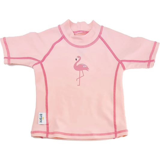 CAMISETA BTBOX UPF 50+ M/C FLAMINGOS 12-24 meses