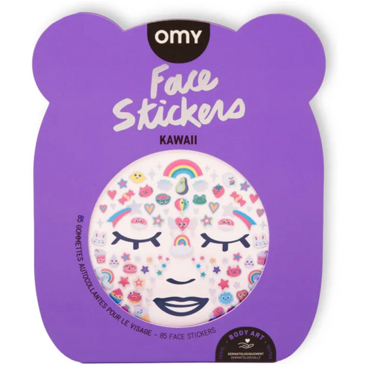 PEGATINAS OMY PARA CARA KAWAI