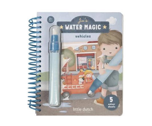 LIBRO MÁGICO AGUA JIM VEHÍCULOS