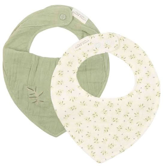 Set 2 Bandana musel Blueberry Leaves Sag