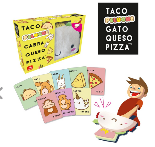 Taco, Peluche, Cabra, Queso, Pizza