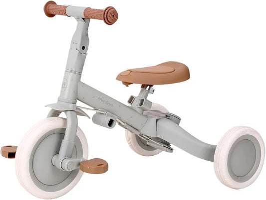 TRICICLO CON BARRA VERDE LITTLE DUTCH